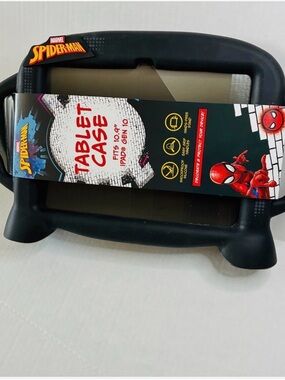 Marvel Spider-Man Kids Tablet Sleeve - Black with Red and Blue Graphic